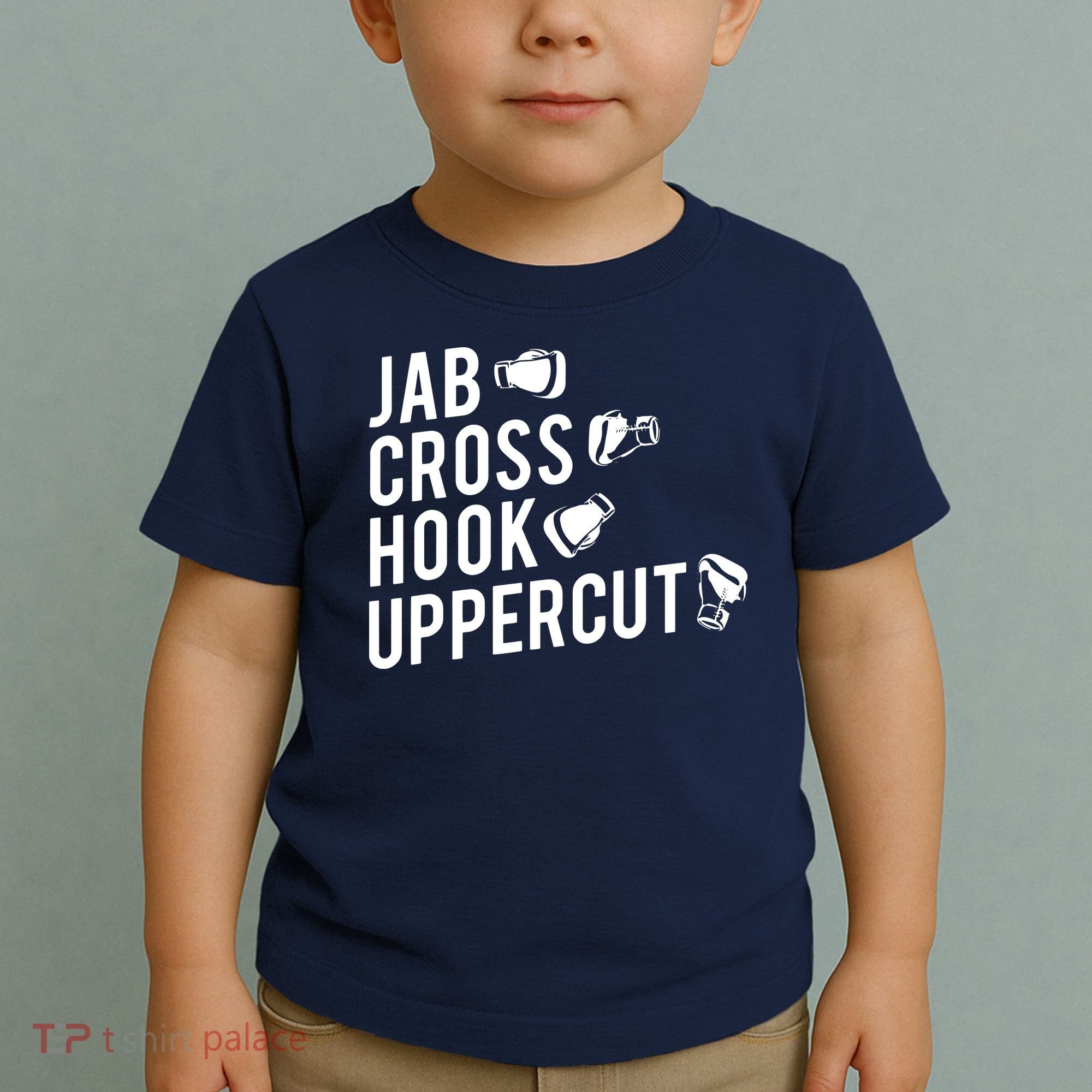 Boxing Jab Cross Hook Uppercut Boxer Tee Toddler T-Shirt