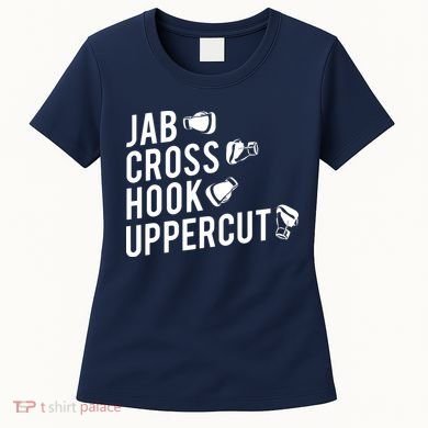 Boxing Jab Cross Hook Uppercut Boxer Tee Women's T-Shirt