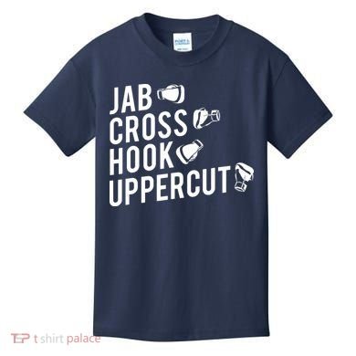 Boxing Jab Cross Hook Uppercut Boxer Tee Kids T-Shirt