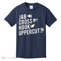 Boxing Jab Cross Hook Uppercut Boxer Tee Kids T-Shirt thumb 0