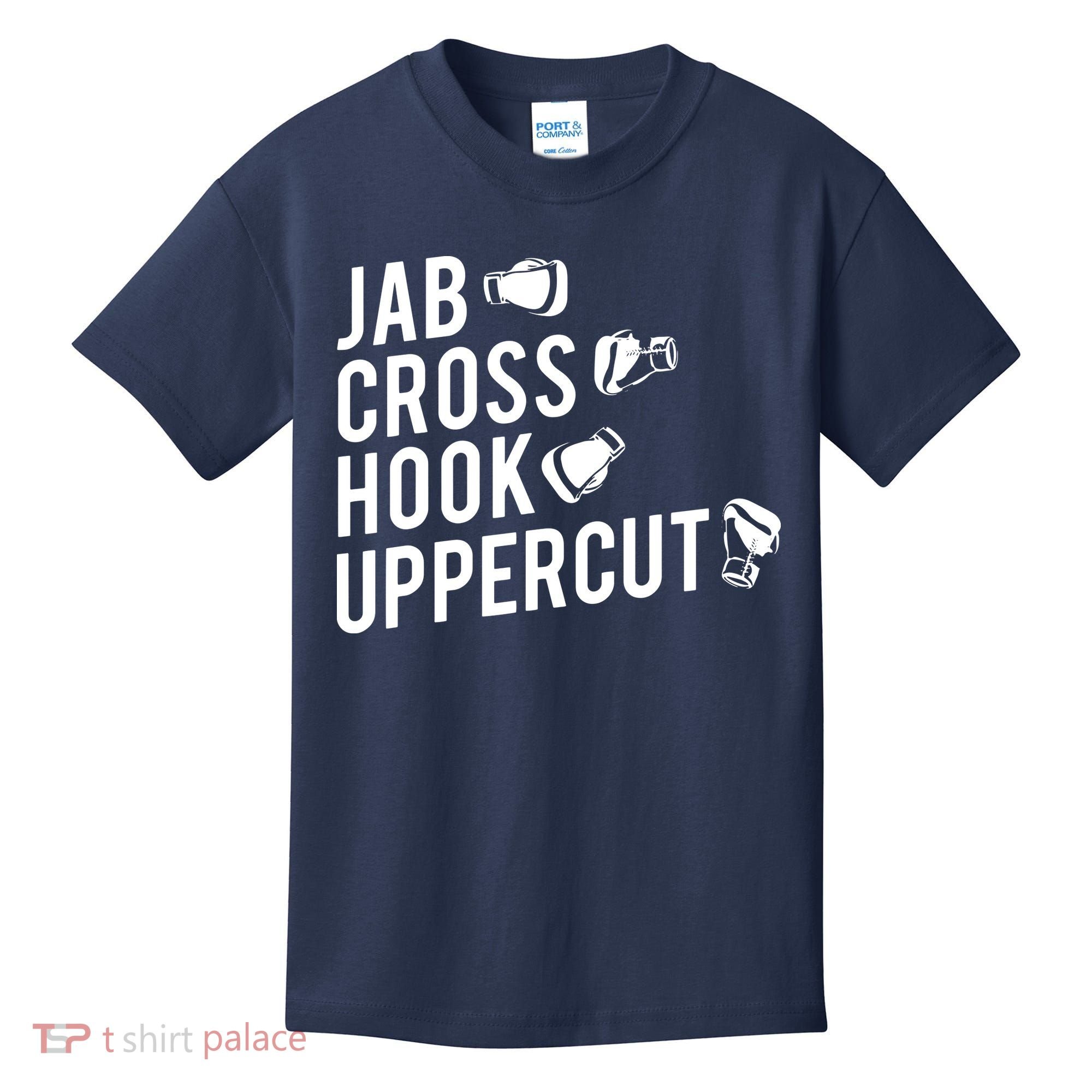 Boxing Jab Cross Hook Uppercut Boxer Tee Kids T-Shirt