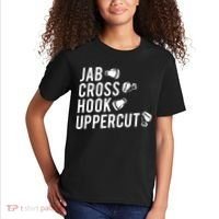 Boxing Jab Cross Hook Uppercut Boxer Tee Kids T-Shirt thumb 2