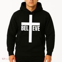 Believe Jesus Christ Cross Easter Faith Hoodie thumb 2