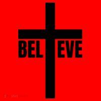 Believe Jesus Christ Cross Easter Faith Santa Hat thumb 1