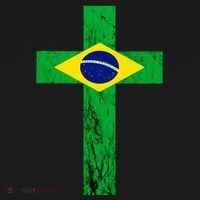 Brazil Jesus Cross Brazilian Faith Brasileiro Christian T-Shirt thumb 7