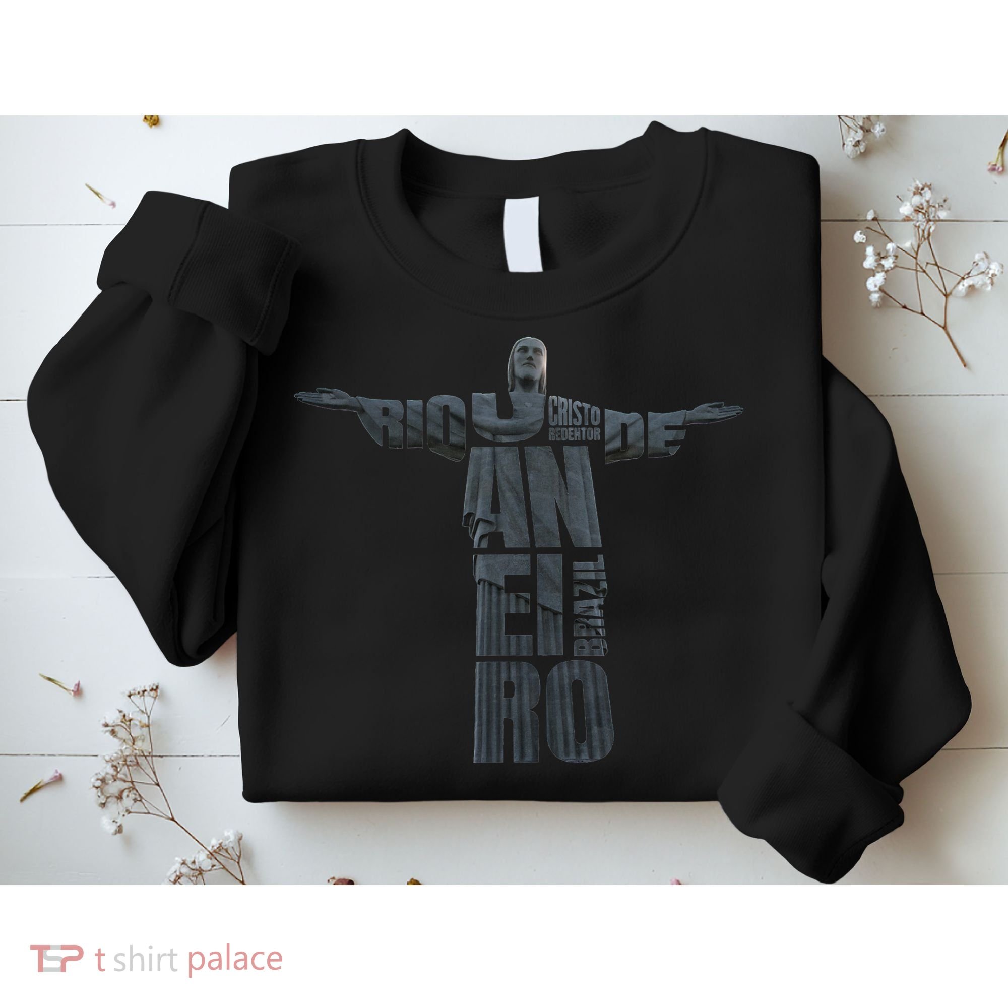 Brazil Jesus Christ Rio De Janeiro Cristo Souvenir Sweatshirt