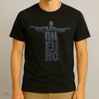 Brazil Jesus Christ Rio De Janeiro Cristo Souvenir T-Shirt thumb 3