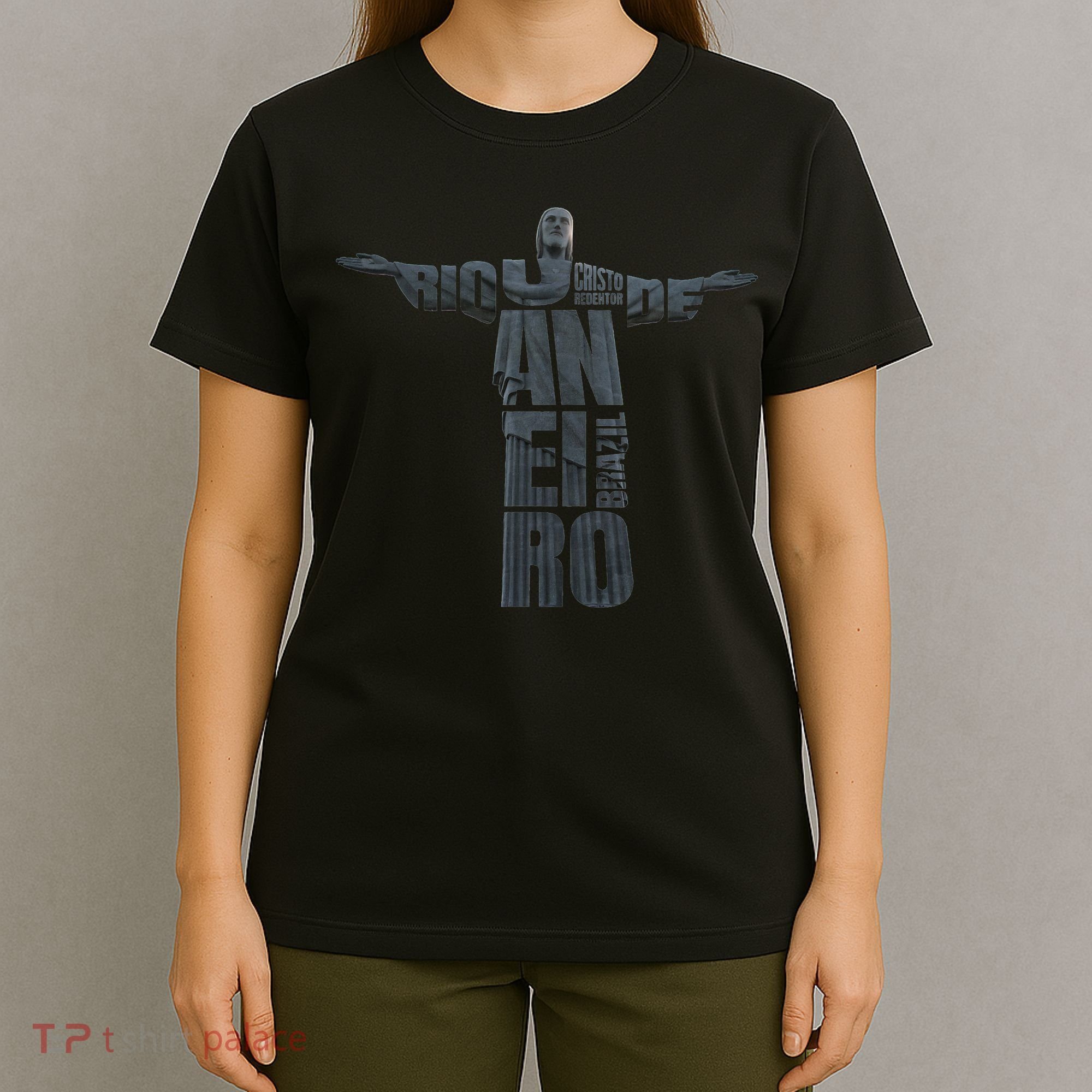 Brazil Jesus Christ Rio De Janeiro Cristo Souvenir T-Shirt