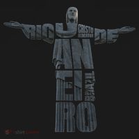 Brazil Jesus Christ Rio De Janeiro Cristo Souvenir Polo thumb 3