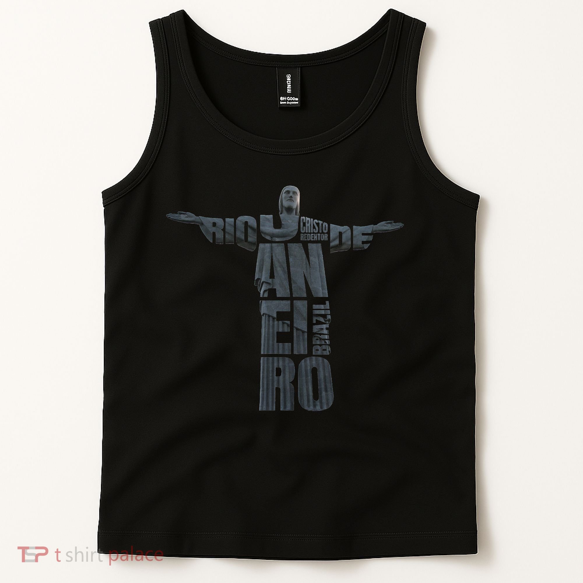 Brazil Jesus Christ Rio De Janeiro Cristo Souvenir Tank Top