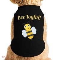 Bee Joyful Cute Honeybee Happy Gratitude Kindness Bumblebee Gift Doggie Tank thumb 0