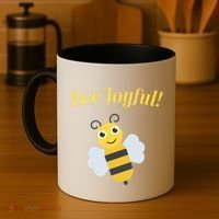 Bee Joyful Cute Honeybee Happy Gratitude Kindness Bumblebee Gift Coffee Mug thumb 4