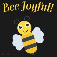 Bee Joyful Cute Honeybee Happy Gratitude Kindness Bumblebee Gift Women's Hoodie thumb 2