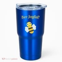 Bee Joyful Cute Honeybee Happy Gratitude Kindness Bumblebee Gift Tumbler thumb 0