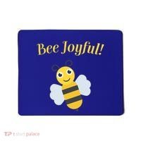 Bee Joyful Cute Honeybee Happy Gratitude Kindness Bumblebee Gift Mousepad thumb 0
