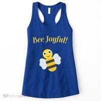 Bee Joyful Cute Honeybee Happy Gratitude Kindness Bumblebee Gift Women's Tank Top thumb 0