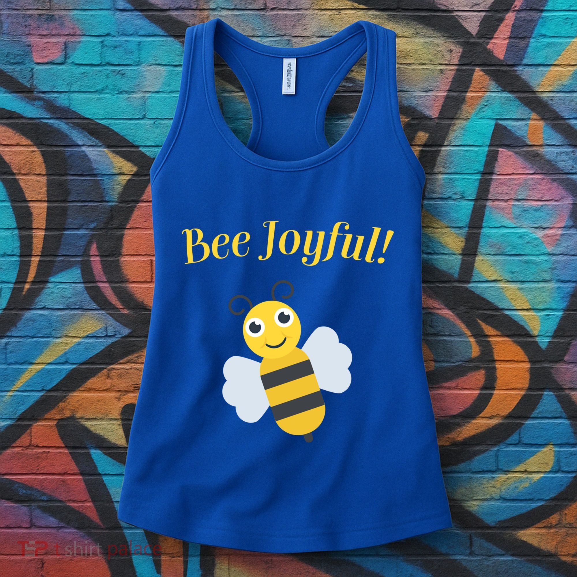 Bee Joyful Cute Honeybee Happy Gratitude Kindness Bumblebee Gift Women's Tank Top