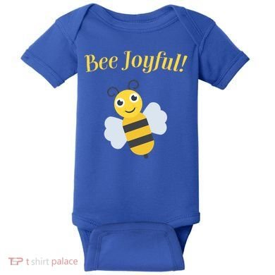 Bee Joyful Cute Honeybee Happy Gratitude Kindness Bumblebee Gift Baby Bodysuit