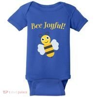 Bee Joyful Cute Honeybee Happy Gratitude Kindness Bumblebee Gift Baby Bodysuit thumb 0