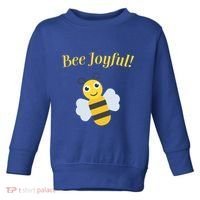 Bee Joyful Cute Honeybee Happy Gratitude Kindness Bumblebee Gift Toddler Sweatshirt thumb 0
