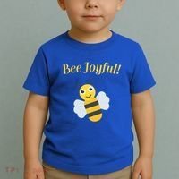 Bee Joyful Cute Honeybee Happy Gratitude Kindness Bumblebee Gift Toddler T-Shirt thumb 2