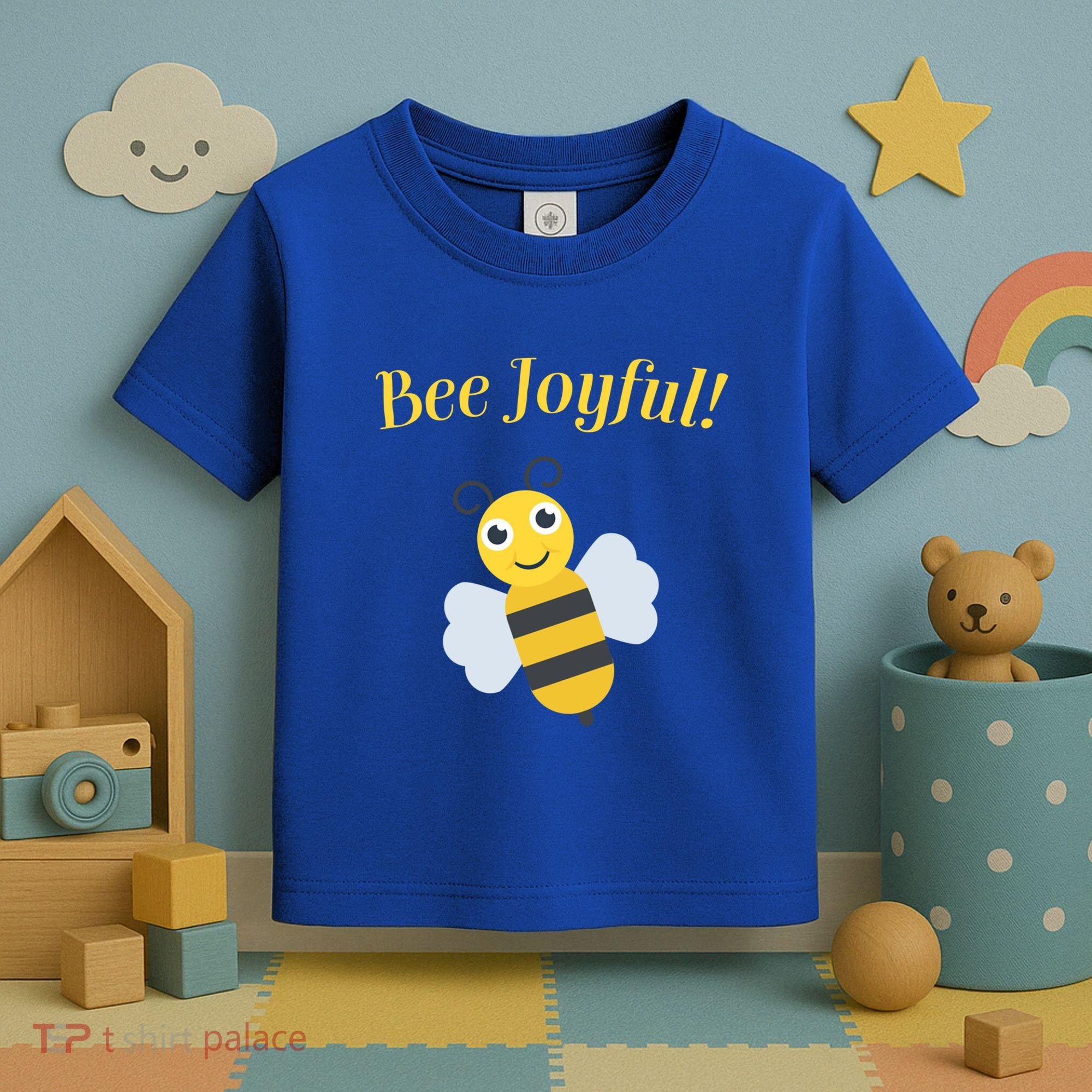 Bee Joyful Cute Honeybee Happy Gratitude Kindness Bumblebee Gift Toddler T-Shirt