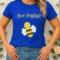 Bee Joyful Cute Honeybee Happy Gratitude Kindness Bumblebee Gift Women's T-Shirt thumb 2