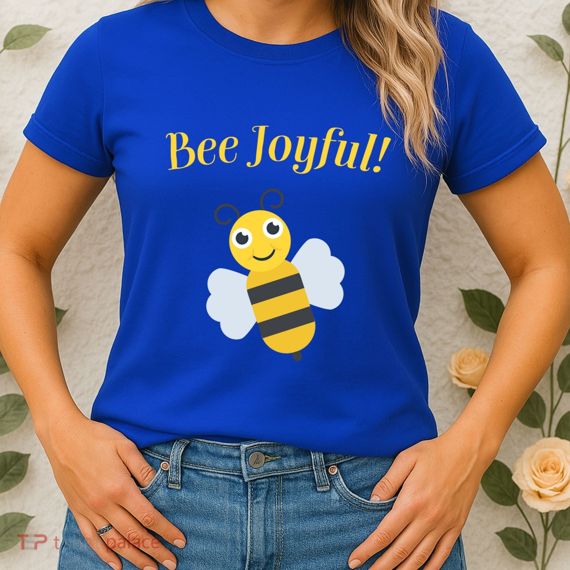 Bee Joyful Cute Honeybee Happy Gratitude Kindness Bumblebee Gift Women's T-Shirt