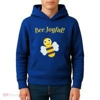 Bee Joyful Cute Honeybee Happy Gratitude Kindness Bumblebee Gift Kids Hoodie thumb 4