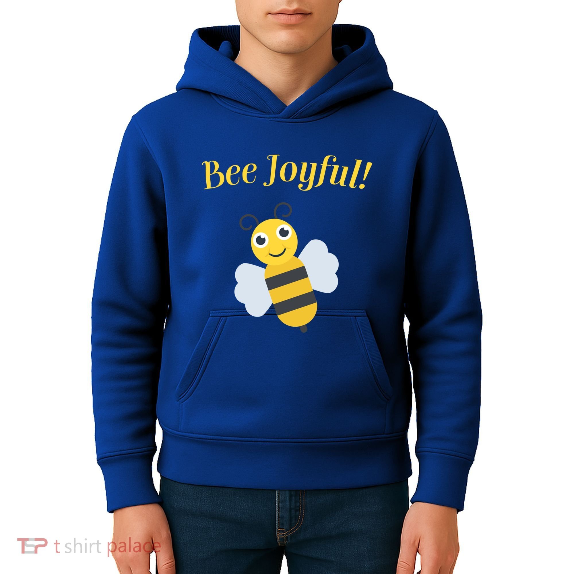 Bee Joyful Cute Honeybee Happy Gratitude Kindness Bumblebee Gift Kids Hoodie