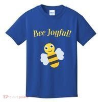 Bee Joyful Cute Honeybee Happy Gratitude Kindness Bumblebee Gift Kids T-Shirt thumb 0