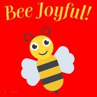 Bee Joyful Cute Honeybee Happy Gratitude Kindness Bumblebee Gift Santa Hat thumb 1