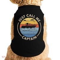 Boat Just Call Me Captain Doggie Tank thumb 0