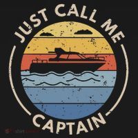 Boat Just Call Me Captain Doggie Tank thumb 4