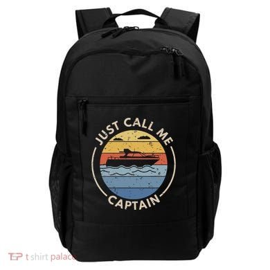 Boat Just Call Me Captain Backpack
