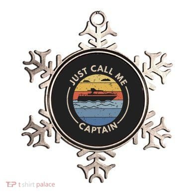 Boat Just Call Me Captain Ornament