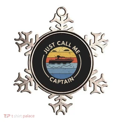 Boat Just Call Me Captain Ornament