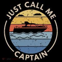 Boat Just Call Me Captain Ornament thumb 1