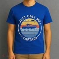 Boat Just Call Me Captain T-Shirt thumb 3