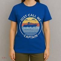Boat Just Call Me Captain T-Shirt thumb 4