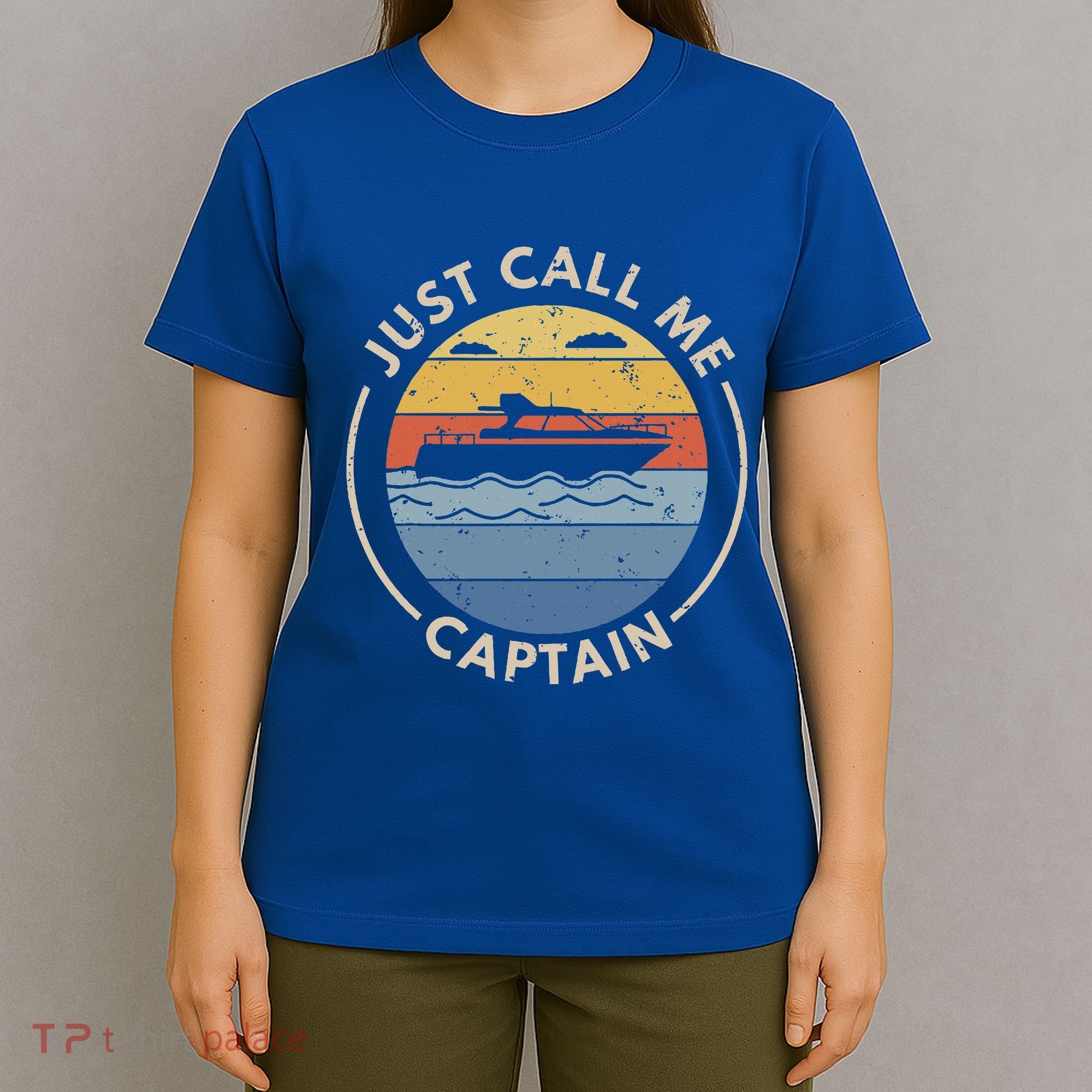 Boat Just Call Me Captain T-Shirt