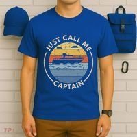Boat Just Call Me Captain T-Shirt thumb 6