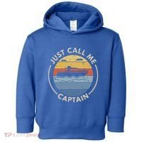Boat Just Call Me Captain Toddler Hoodie thumb 0