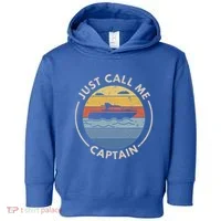 Boat Just Call Me Captain Toddler Hoodie thumb 0