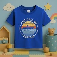 Boat Just Call Me Captain Toddler T-Shirt thumb 3