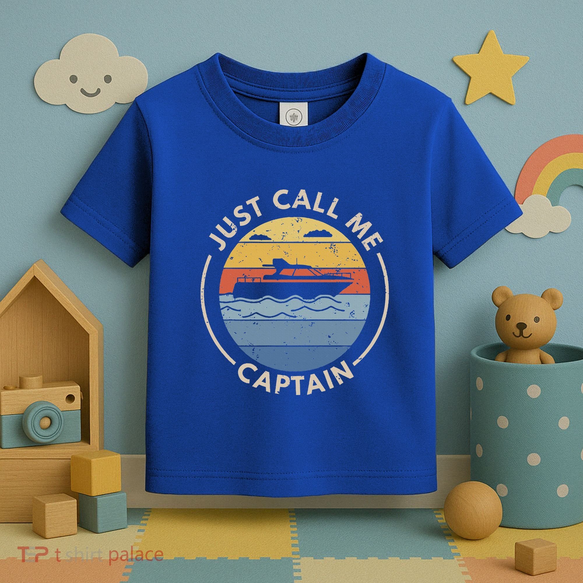 Boat Just Call Me Captain Toddler T-Shirt
