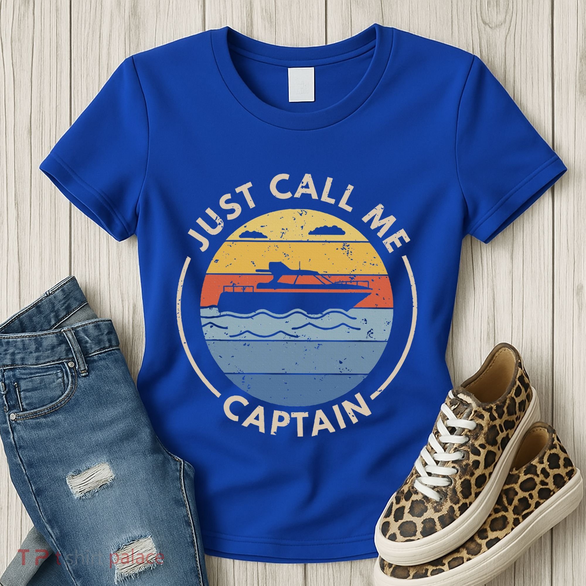 Boat Just Call Me Captain Women's T-Shirt