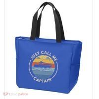 Boat Just Call Me Captain Tote Bag thumb 3