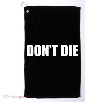 Bryan Johnson DonT Die Golf Towel