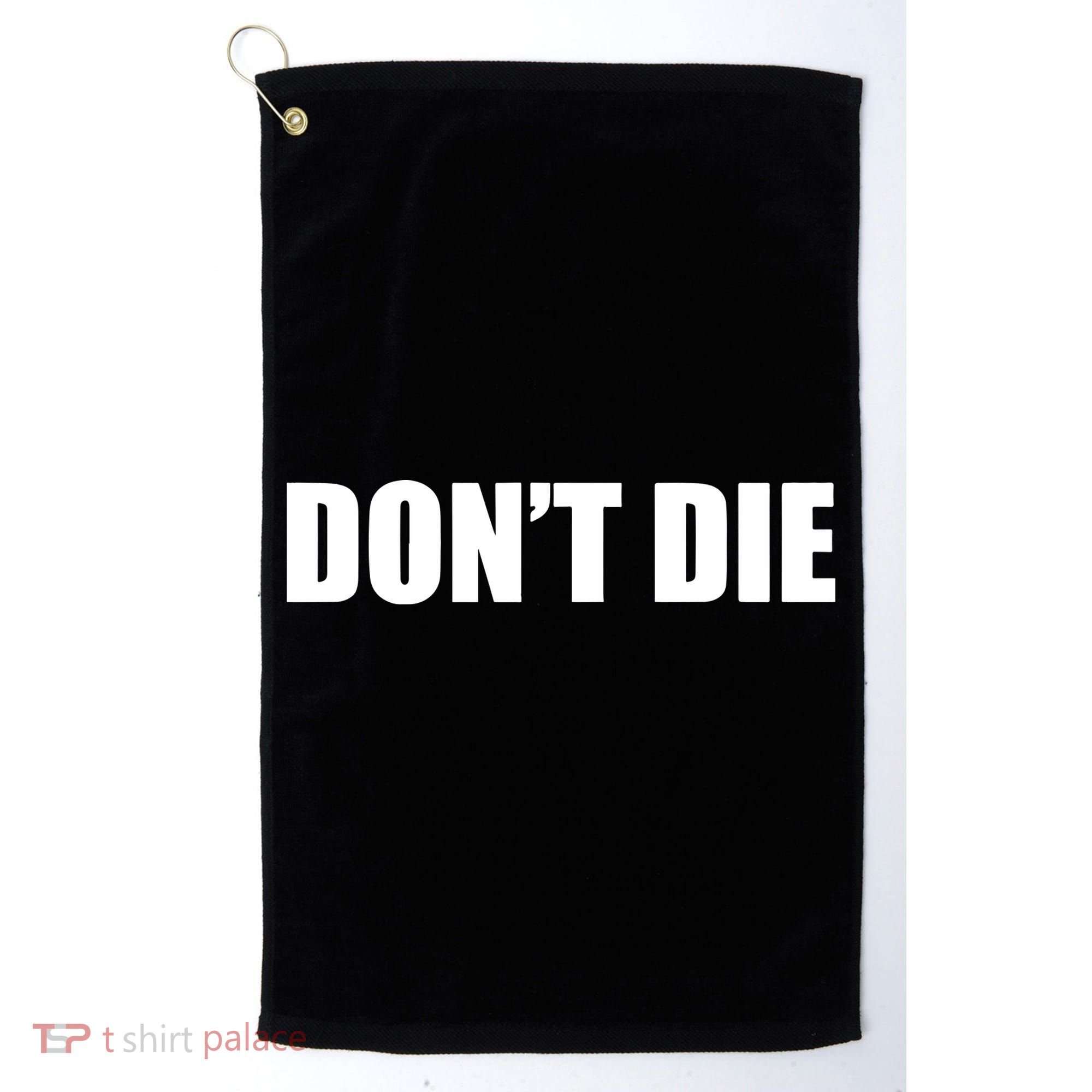Bryan Johnson DonT Die Golf Towel